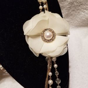 Multi-Strand Faux Pearl Necklace